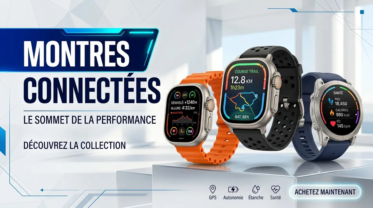Montres Connectées — Le Sommet de la Performance - SenTechPLUS